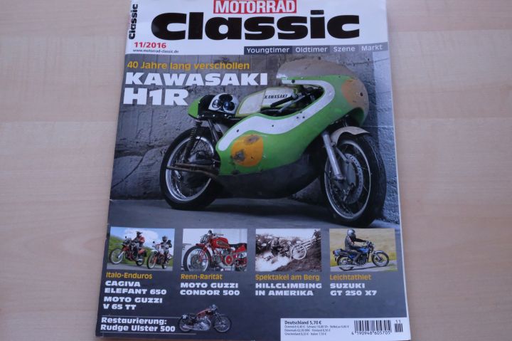 Deckblatt Motorrad Classic (11/2016)